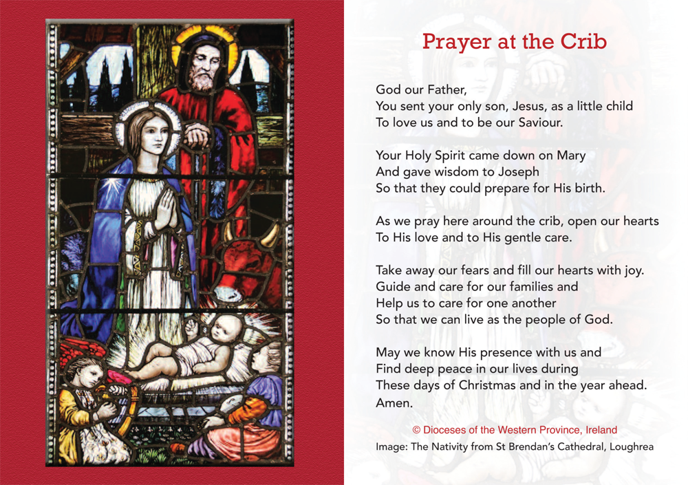 Prayer at the crib